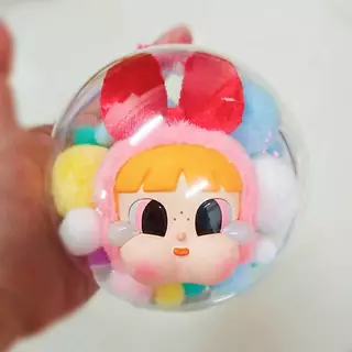 ปอมปอม ตกแต่ง DIY แบบนุ่ม 130ลูก คละสี คละขนาด ใส่กระเป๋าหรือบอลใสตกแต่งตุ๊กตา Art Toy (Fur Ball)