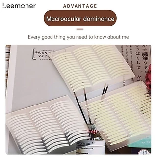 Lemon สติกเกอร์ตาสองชั้น สติกเกอร์ทำตาสองชั้น เทปปิดตา ไร้รอย สีผิวธรรมชาติ มองไม่เห็น ติดทน-LN