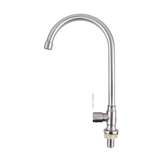 MARINE ก๊อกซิงค์ตั้งพื้น คอ C CIRCLE สแตนเลส 304 รุ่น KD62 |ZWF|