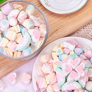 มาร์ชเมลโล่ฟรีซดราย มาร์ชเมลโล่กรอบตัวใหม่ยอดฮิต500กรัม marshmallow ขนมมาร์ชเมลโล่ กรอบนอก นุ่ม หนึบ หวาน หอม อร่อย