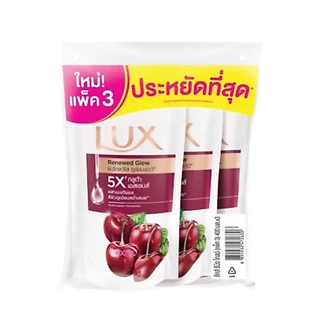 LUX ลักส์ ครีมอาบน้ำ ถุงเติมรีฟิล 350มล. LUX Shower Cream Refill 350ml.