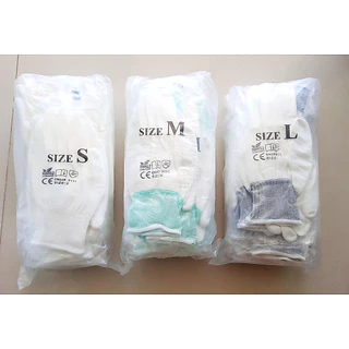 ถุงมือไนล่อนเคลือบ PU สีขาว (10คู่/แพค) คุณภาพดี เคลือบเต็มฝ่ามือ สำหรับงานช่าง งานเกษตร เปิดบิล vat ได้