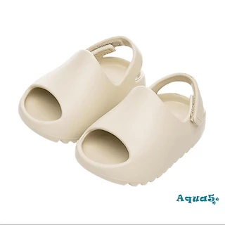 Aqq-new Baby เด็กวัยหัดเดินเด็ก Slip-On รองเท้าแตะแฟชั่นชายหญิงโฟมชายหาดฤดูร้อนสไลด์กระดูก ResinChildren น้ําหนักเบารองเท้าน้ํา