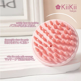 KiiKii หวี แปรงสระผม แปรงแชมพู แปรงหวีผม นวดหนังศีรษะ ทำความสะอาดผม นวดผ่อนคลาย ช่วยขจัด รังแค