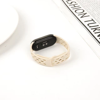 สายยาง for Smartwatch Xiaomi Mi Band 10 อุปกรณ์เสริมสร้อยข้อมือเข็มขัดกีฬาระบายอากาศนุ่ม for Smartwatch Miband 9 8 NFC