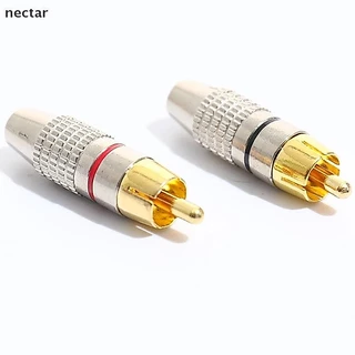 TAR 10 ชิ้นปลั๊ก Audio Video Locking Cable Male Connector Gold Plated N