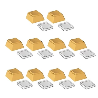 Quu 8 ชิ้น Cheey Profile PBT + PC Keycaps 1U ชุดปุ่มกดสําหรับคีย์บอร์ดแบบกลไก Keycaps ความทนทานในสีคลาสสิก