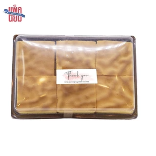 สติ๊กเกอร์ขอบคุณ ขนาด25x76mm [ม้วนละ 120 ดวง] ติดกล่อง ถุงขนม ถุงคุ๊กกี้ ของชำร่วย Thankyou Sticker