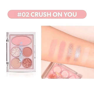 Merrezca Eye & Cheek Color Palette เมอร์เรซกา อาย&ชีค คัลเลอร์ พาเลต อายแชโดว์และบลัชออนในตลับเดียว