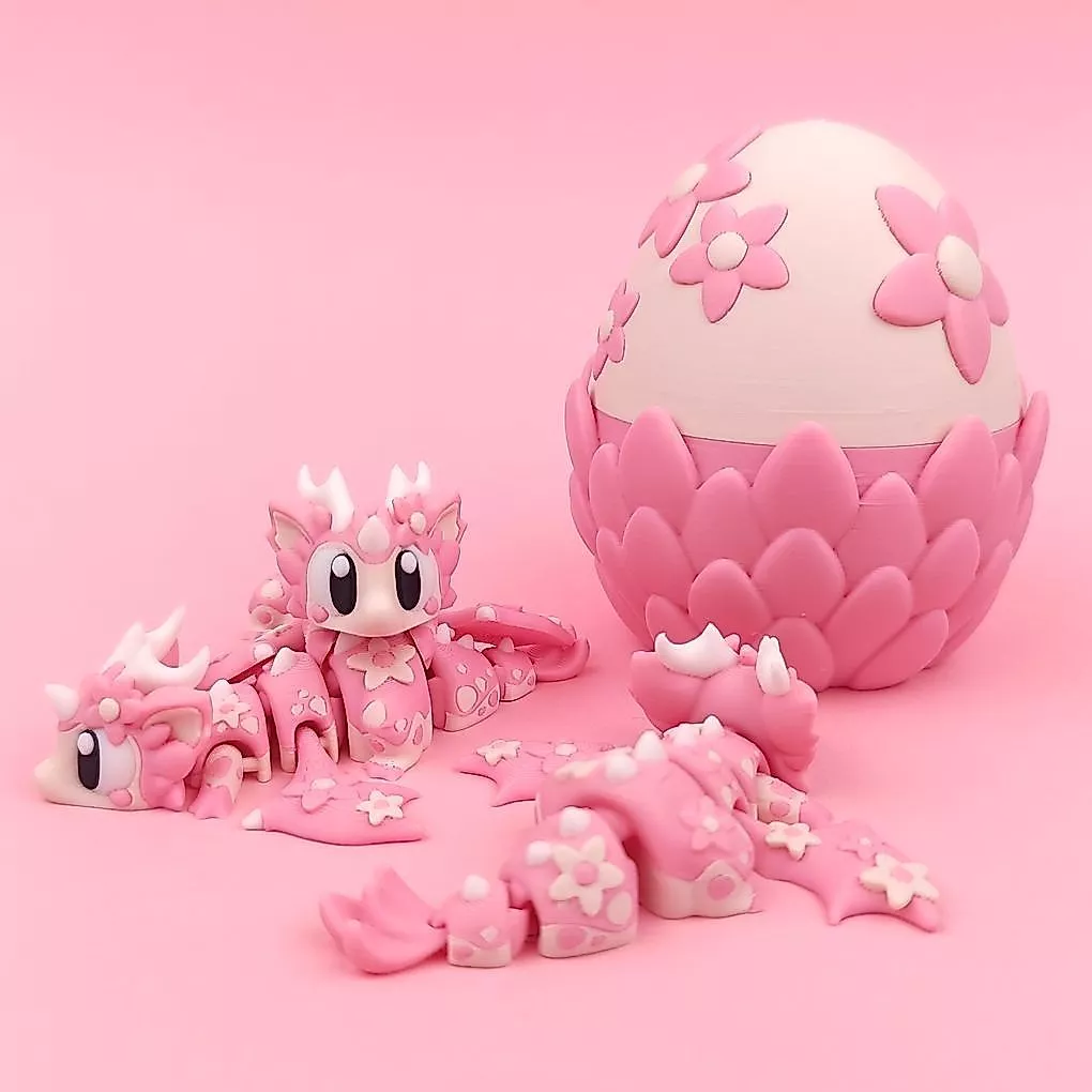 🐉🥚โมเดลมังกรไข่จิ๋ว ของเล่นมังกร ฟิกเกอร์มังกร 3D ของสะสม ตกแต่งบ้าน โต๊ะทำงาน แข็งแรง ทนทาน 🌈✨ thumbnail 4