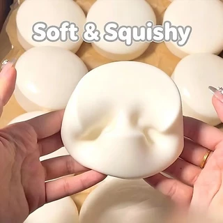 Squishy ขนมปังลูกบอลความเครียด Fidget ของเล่น Soft Bun Squeeze Ball ความเครียดบรรเทาช้า Rising Sensory ของเล่นสําหรับผู้ใหญ่ของขวัญผ่อนคลาย