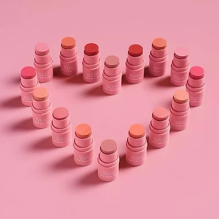Sasi Kiss & Blush Stick ศศิ คิส แอนด์ บลัช สติ๊ก บลัชออนเนื้อครีม 3 in 1สวยครบ จบในแท่งเดียว ขนาด 4 กรัม