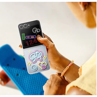 เคส Samsung Flipsuit สําหรับ Galaxy Z Flip6 / zflip6 flip 6 การ์ด led keith ของแท้