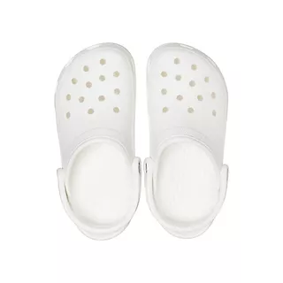 รองเท้า Crocs รุ่นคลาสสิก สีครีม/ขาว เข้ากับทุกลุค ระบายอากาศดี