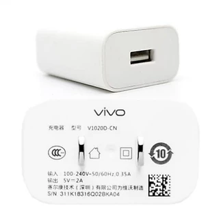 เครื่องชาร์จ Vivo Y12s 10W Micro สเปคสําหรับ Vivo Flash Charge หัวชาร์จ สายชาร์จ 2 เมตร เร็ว รวดเร็ว ของแท้