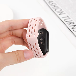 สายรัดยางกีฬาสำหรับ for Xiaomi Mi Band 10/9/8 สายรัดยางอ่อนสำหรับ for Smartwatch MiBand 9/8 NFC