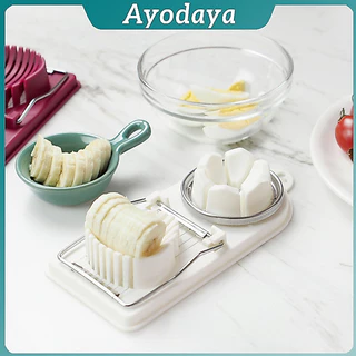 Ayo เครื่องตัดไข่ เครื่องตัดไข่ต้ม ที่ตัดไข่ ที่ตัดแบ่งไข่ต้ม tool for cutting eggs