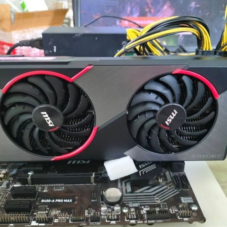 การ์ดจอ RX5700XT  MSI GamingX  8 GB มือ2. พร้อมกล่อง