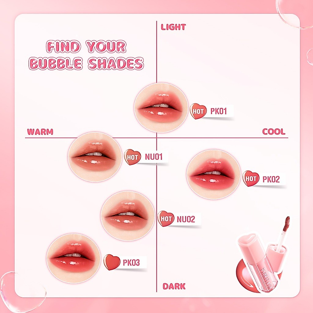 PINKFLASH تينت Bubble Glowy غير ناقل — صورة 8