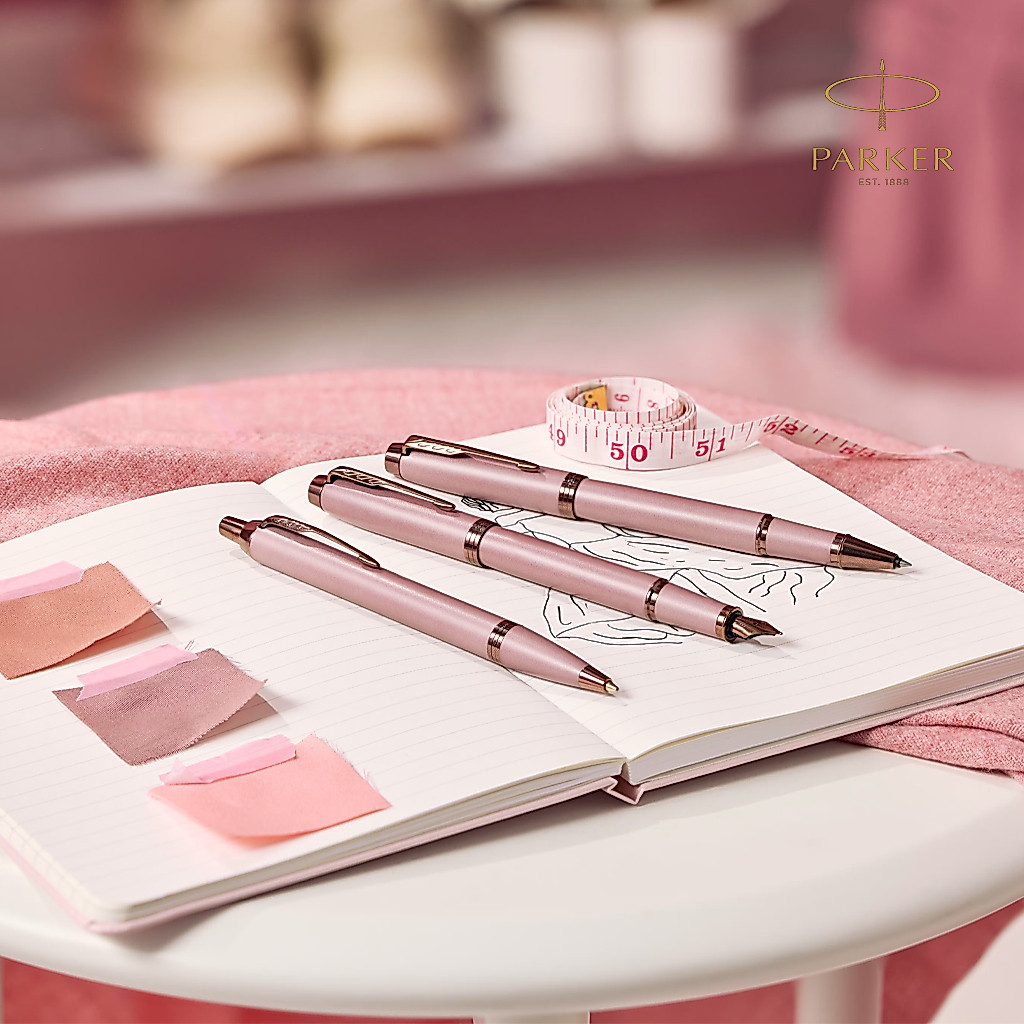 สลักชื่อฟรี Parker IM The Finishing Touch Collection Ballpoint Pen ปากกาลูกลื่น ปาร์คเกอร์ ไอเอ็ม นิวฟินิช รูปที่ 3