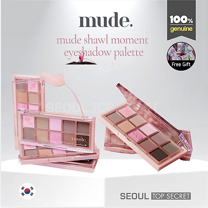 [mude.] Shawl Moment Eyeshadow Palette 8 Options