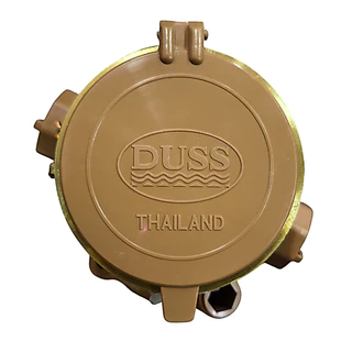 มิเตอร์น้ำ DUSS มาตรวัดน้ำ DUSS ขนาด 1/2"(4หุน) หน้าปัดทองเหลืองแท้ คุณภาพสูง