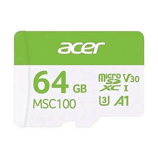 ACER 64GB Micro SD Card MSC100 (100MB/s.) - A0181586