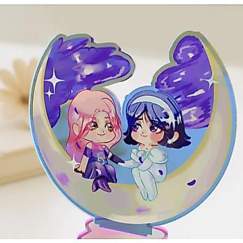 ขาตั้งอะคริลิคสีรุ้ง - MiziSua Buy Decor Shop 8cm DECOR SHOPP P