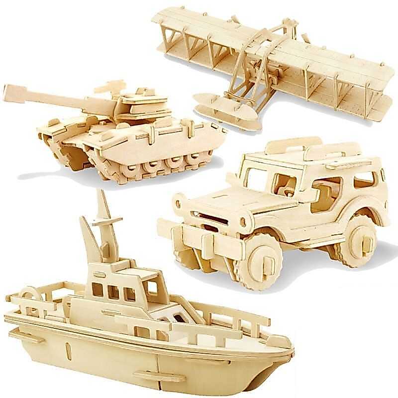 & JIFANPAUL | DIY Eduional 3D Wooden Puzzle