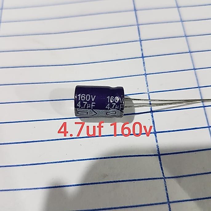 4.7Uf 160Volt 4.7 Uf 160V 160 โวลต์