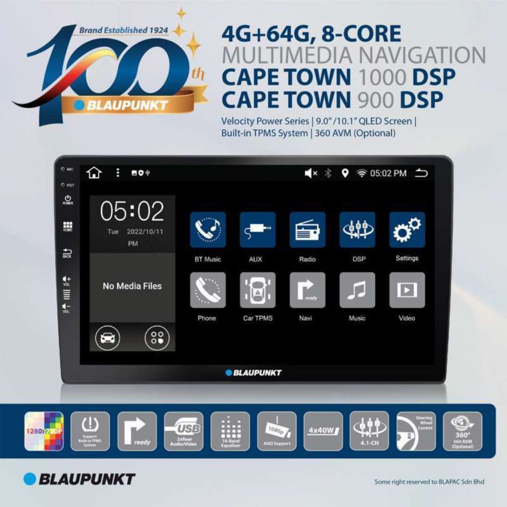 BLAUPUNKT CAPE TOWN 4G+64G, 8-CORE