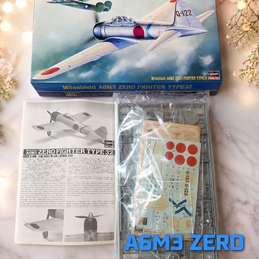 โมเดล Mitsubishi A6M3 Zero Fighter Type 32 ของ เล่นเครื่องบินรุ่น A6M3 Zero Fighter Type 32  Scal 1/