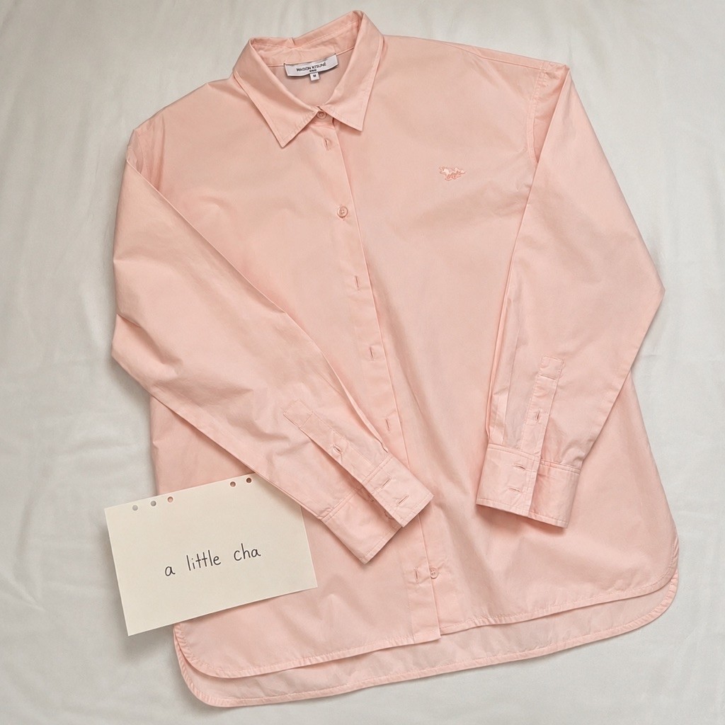 เสื้อเชิ้ต Maison Kitsune Baby Fox ยังไม่เคยใส่ (ซักแล้ว)