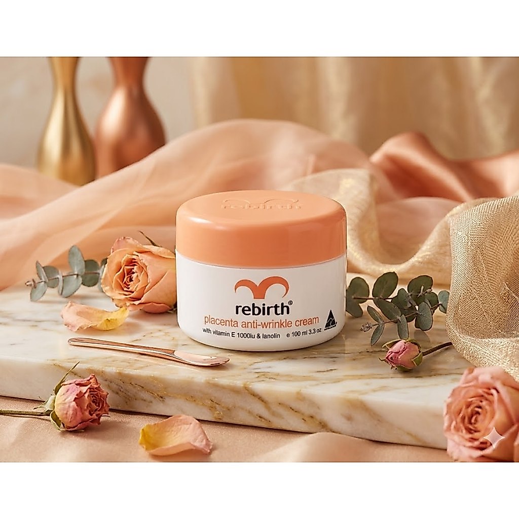 Rebirth Placenta Anti-Wrinkle Cream with Vitamin E and Lanolin (Original) 100 ml