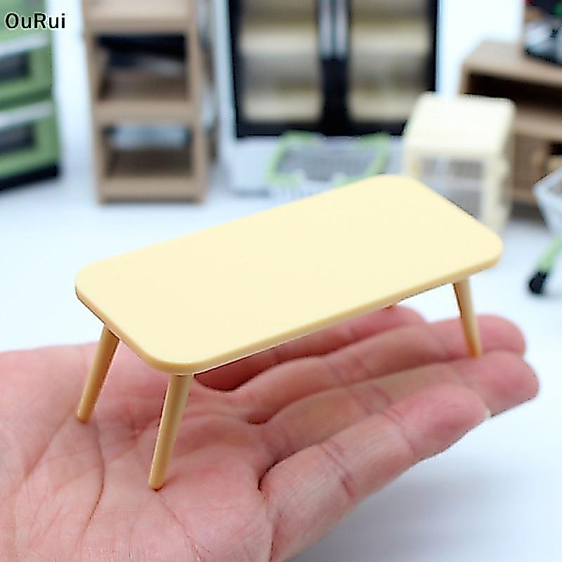 [B&C] Dollhouse Grid Space Mini Tea Table Micro Scene Model DIY ห้องนั่งเล่นครอบครัวของเล่นตุ๊กตาสาวของขวัญเฟอร์นิเจอร์ตุ๊กตาอุปกรณ์เสริม {th}