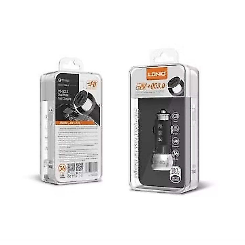 36W 20W LDNIO Fast Charging Car Charger