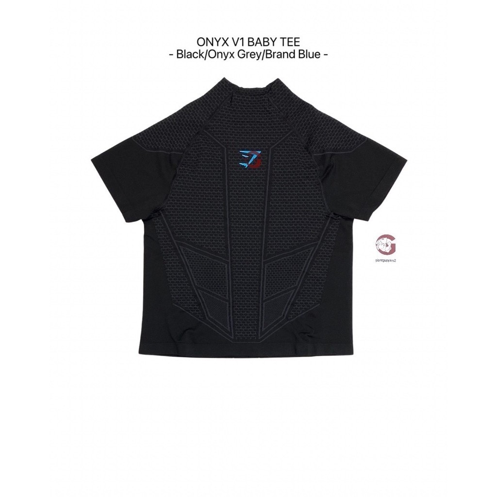 Gymshark ของแท้100% พร้อมส่ง Onyx V1 Baby Tee