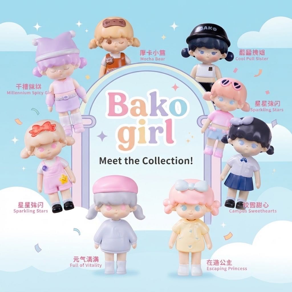 หมด❌ 🐧 Bako girl อาร์ตทอย ฟิกเกอร์