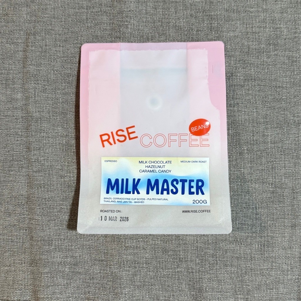 [ถุงเปล่า ไม่มีเมล็ด] RISE COFFEE ถุงกาแฟเปล่าแบรนด์ดังของแท้ ถุงกาแฟตกแต่งร้าน