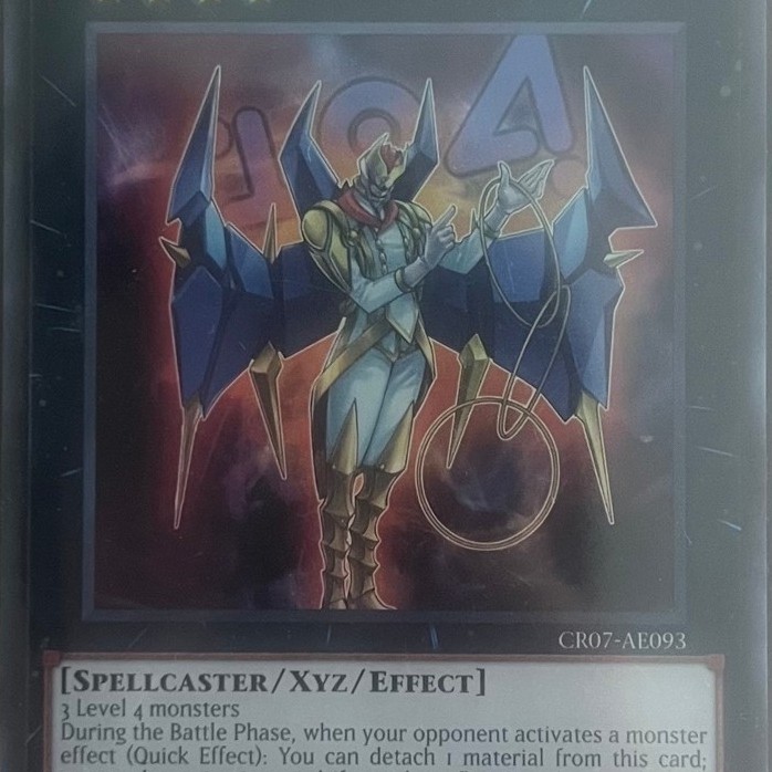 Yugioh Asia-Eng [CR07-AE093] Number 104: Masquerade (Super Rare) การ์ดยูกิแท้ถูกลิขสิทธิ์