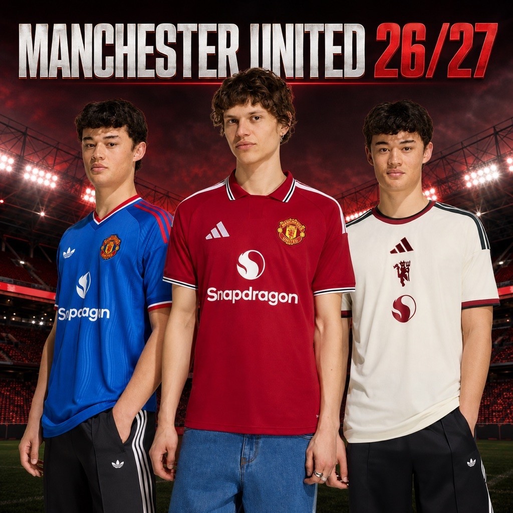 เสื้อฟุตบอล Manchester United 2026/27 เสื้อแมนยู เกรดแฟนบอล แขนสั้น ของแท้จากช็อป
