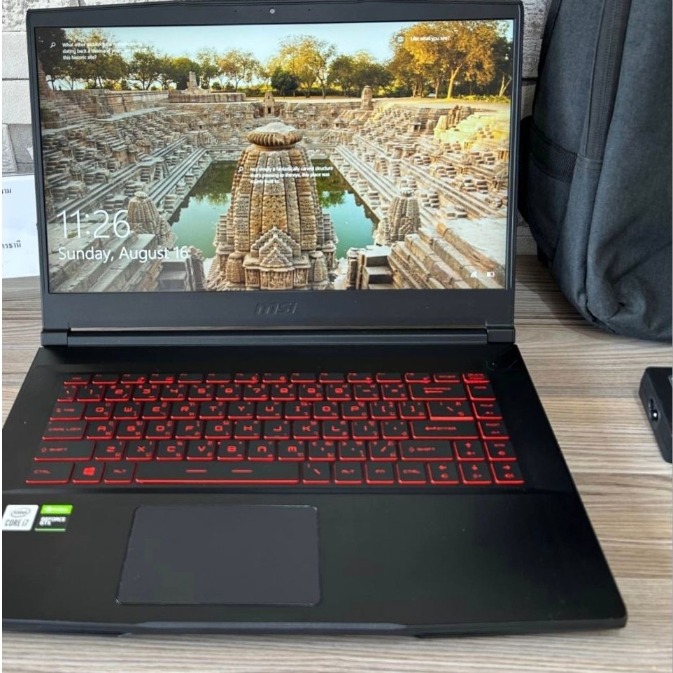 MSI GF63 THIN 10SC- I7-10750HGTX1650 WITH MAX-Q  4 GB GDDR6. Secondhand gaming in excellent conditio