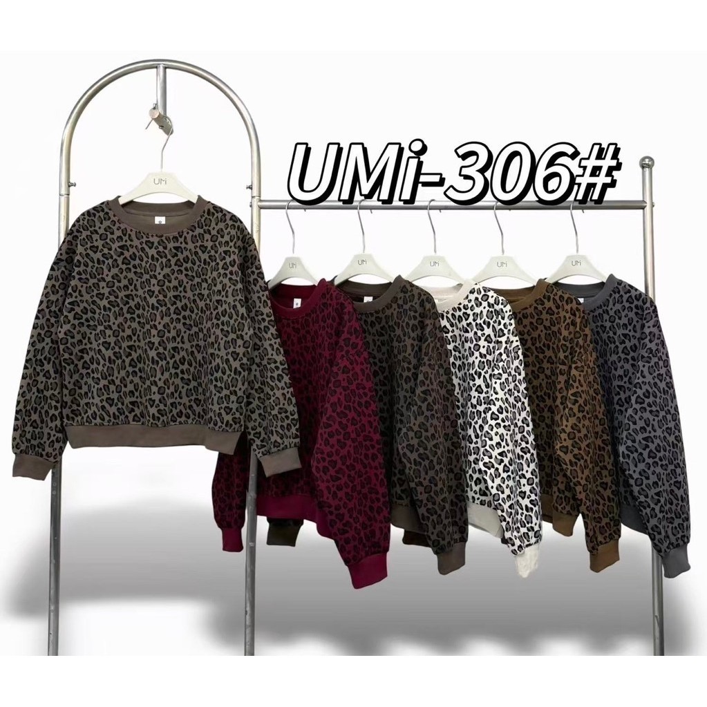 รหัส 306เสื้อสเวตเตอร์ เสื้อแขนยาวลายเสือผ้านาโนผ้านิ่มใส่สบายงานป้ายA&k