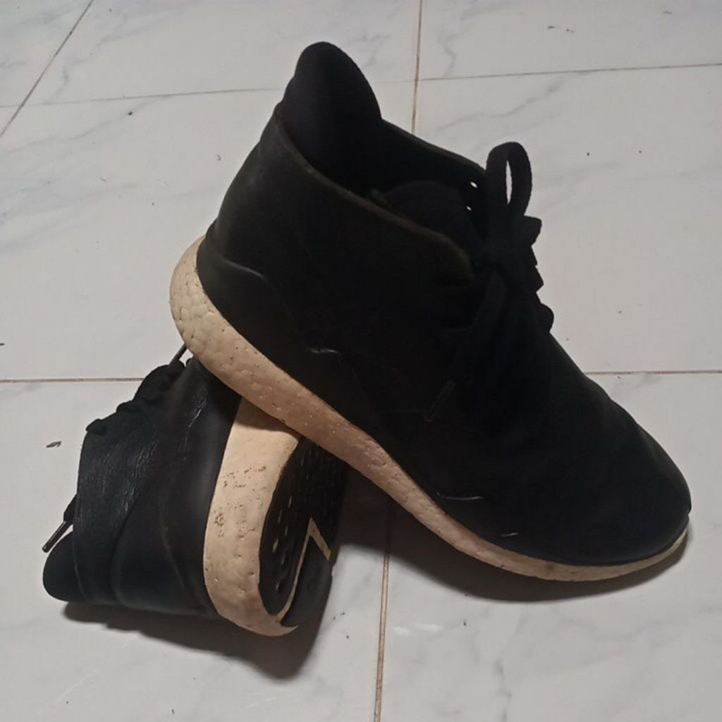 Adidas Y-3 Desert Boost Black Leather (รหัส S83260)