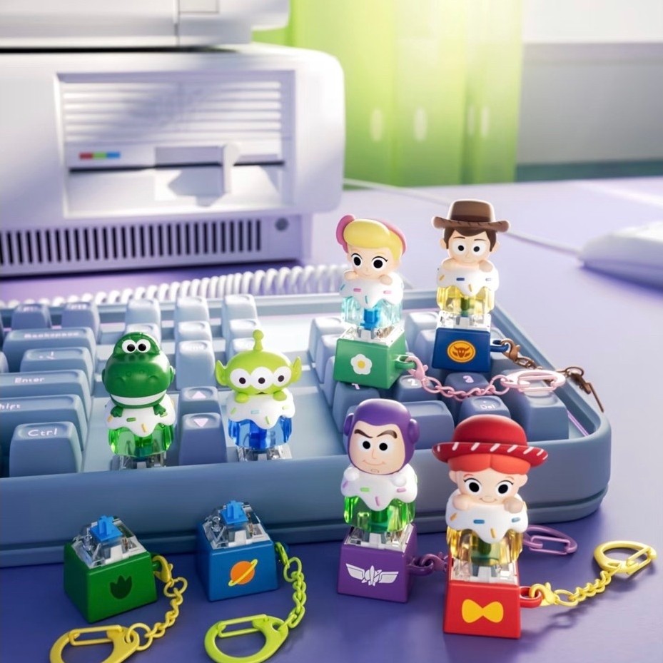 (Pre-order)[แยกตัว]Toy Story Pudding Keycap Charm