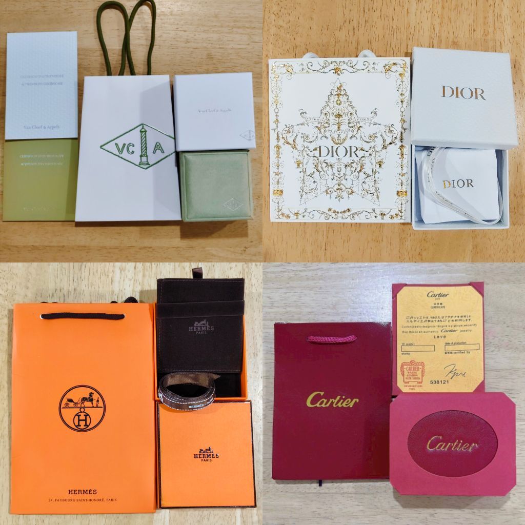 กล่องเซตอุปกรณ์ กล่อง+ถุงกระดาษ+ถุงผ้า+ริบบิ้น