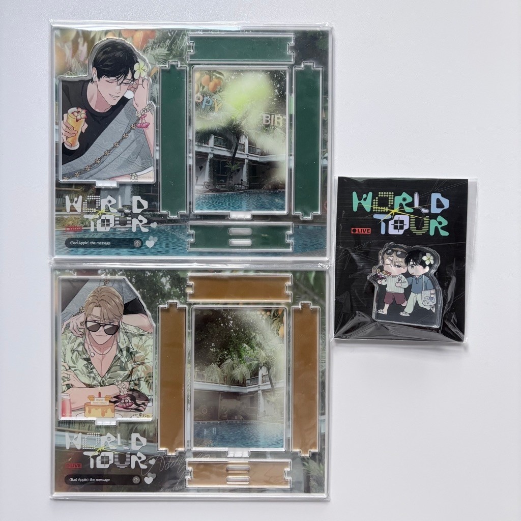 Lezhin World Tour TH : Bad apple Video call stand, Acrylic block