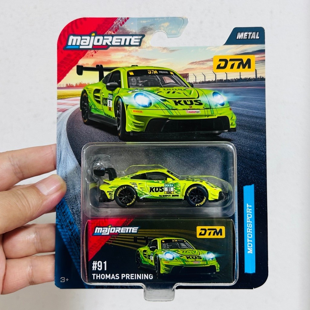 C2Kun|รถเหล็ก 1:64 Majorette Motorsport DTM Porsche 911 สำหรับสะสม