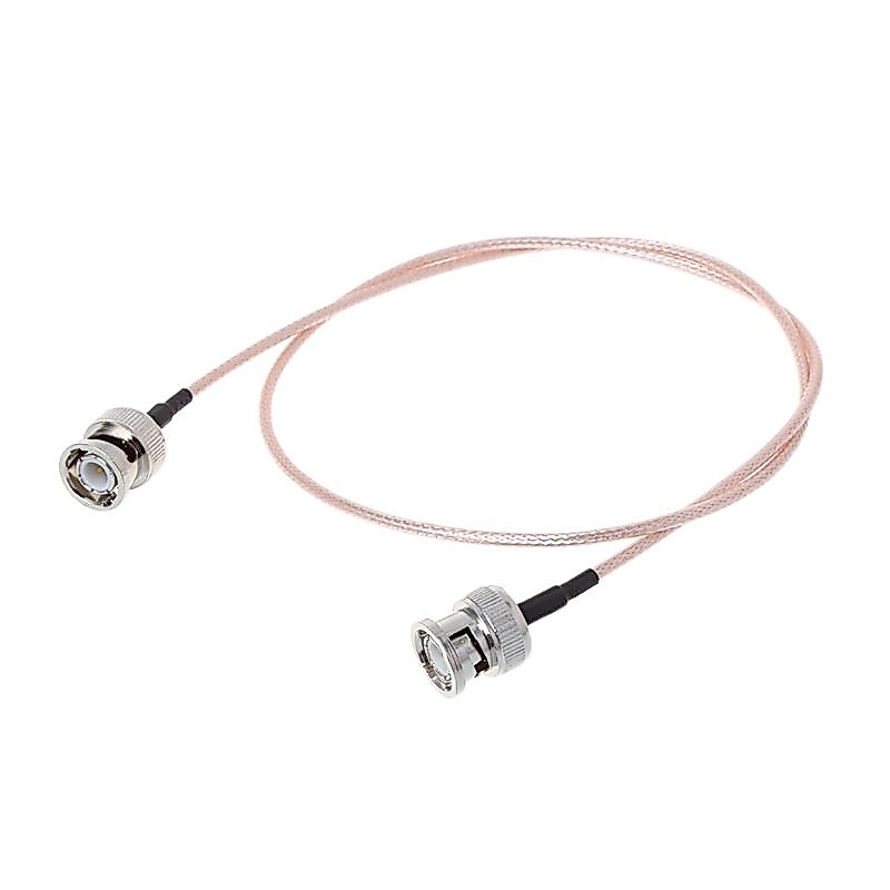 XU 60 ซม.สําหรับ SDI RG316 สาย Digital Video Output BNC ชายกับชายสําหรับ BMCC BMPC