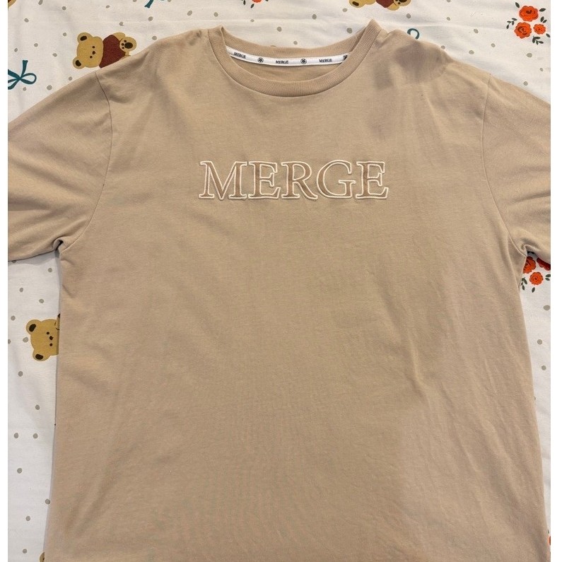 เสื้อยืดmergeสีน้ำตาล